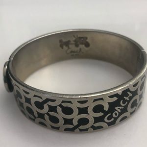 Coach Signature Logo Bangle Bracelet Vintage